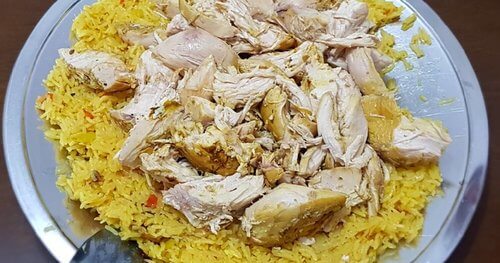 Kapsa (Chicken and rice)