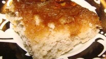 Upside Down Maple Syrup Cake