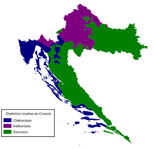 croatia dialects croatian language