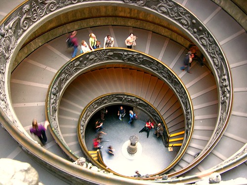 Staircase of the Vatican Museum, Rome