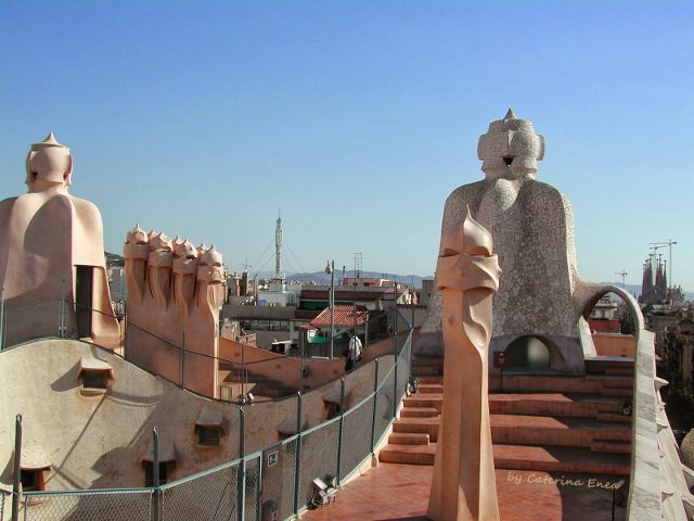 Roof of Casa Mila - La Pedrera