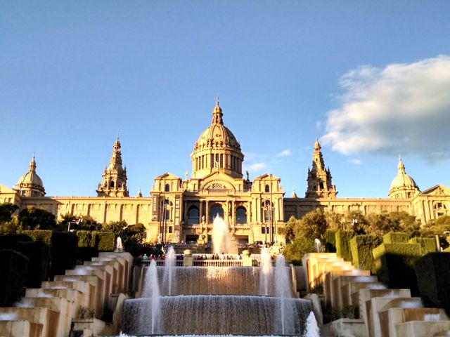 Magic Fountain and Art Museum of Catalonia