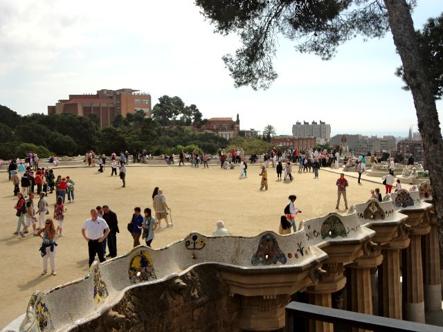 Barcelona - Park Guell - Central Square