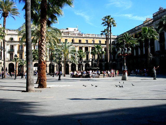 The Royal Square of Barcelona