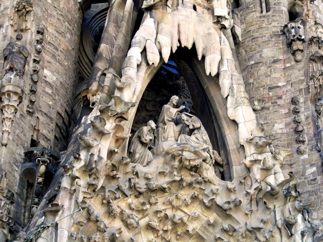 Facade of the Birth of the Sagrada Familia