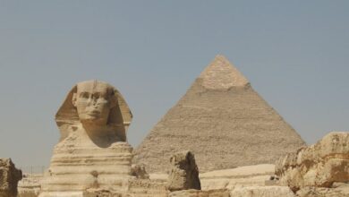 Photo of The Great Sphinx of Gizah. Watching the Pyramids of Egypt