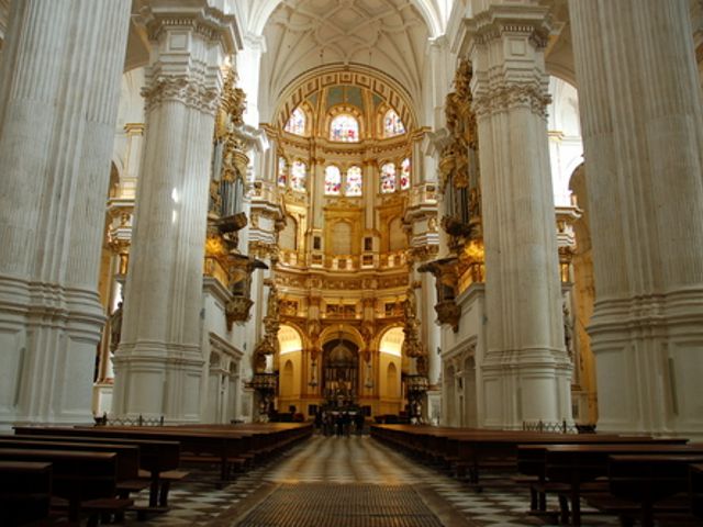 Central nave of the Cathedral of Granada
