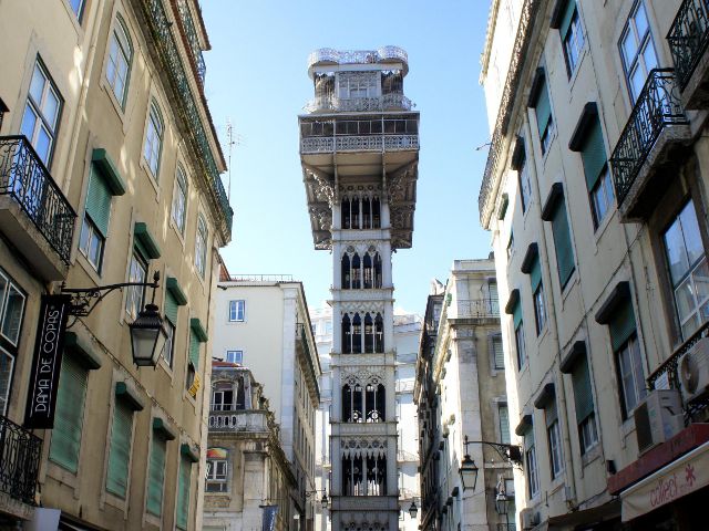 Lisbon - Santa Justa Elevator