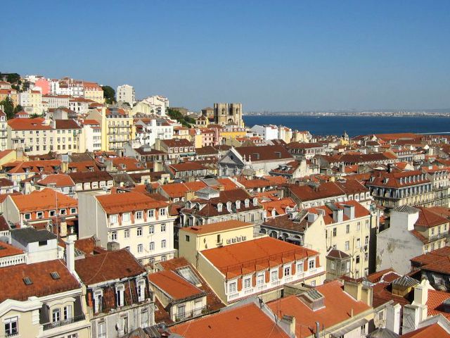 Lisbon - Santa Justa Elevator - Viewpoint