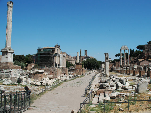 Rome - Roman Forum - Via Sacra