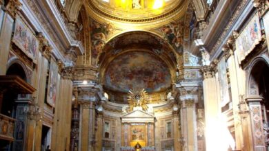 Photo of The Church of the Gesu in Rome and its spectacular vault