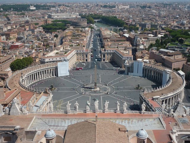 Rome - Saint Peter's Square - Aerial view