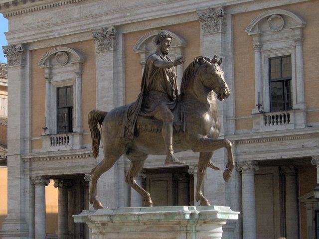 Rome - Campidoglio Square - Equestrian Statue