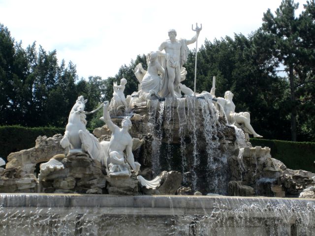 Vienna - Schonbrunn Palace - Neptune Fountain